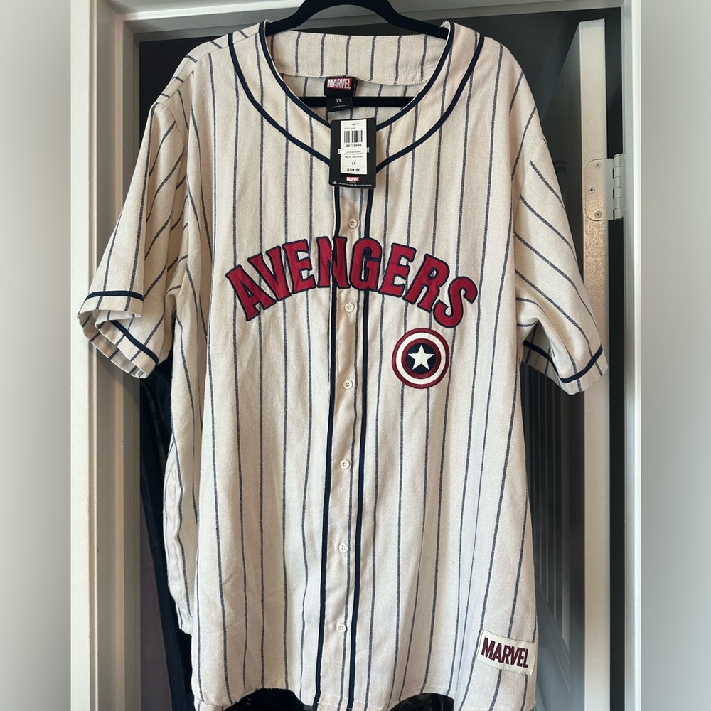 Avengers Captain America marvel jersey
